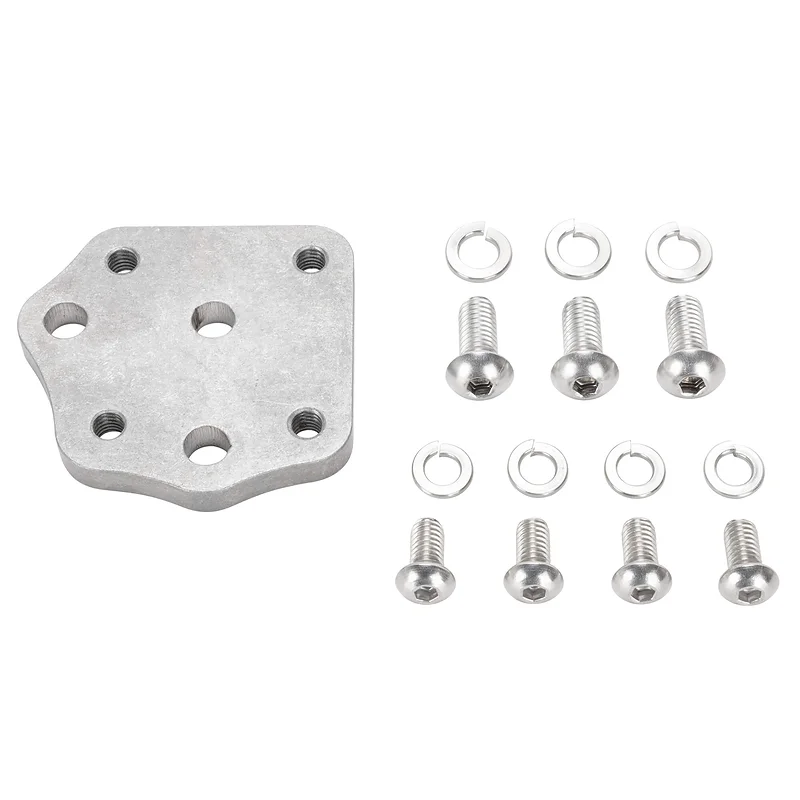 Kickstand Mounting Bracket for Harley-Davidson Big Twin Frames - Stainless Steel